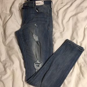 Express skinny mid rise jeans